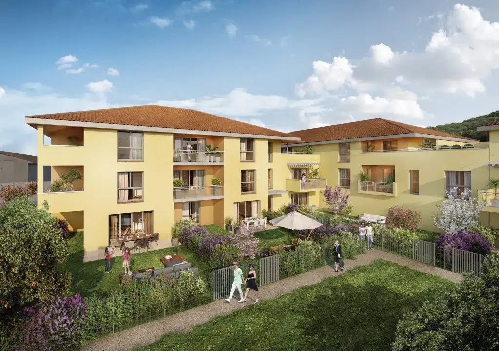 Mise en avant du programme neuf : LES TERRASSES DU BUGEY